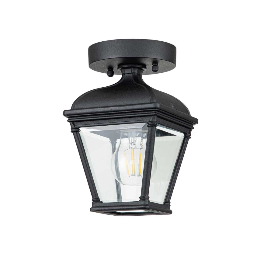 Elstead - Εξωτερικό φωτιστικό οροφής BAYVIEW 1xE27/60W/230V IP44 μαύρο